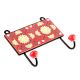Red And Yellow Sunflower Ceramic Tiles Hooks